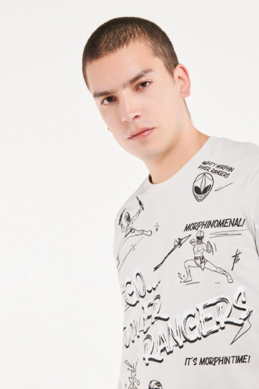 Camiseta manga corta, estampado  Power Rangers