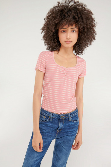 Camiseta cuello en V