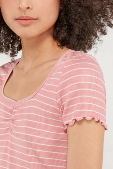 Camiseta cuello en V