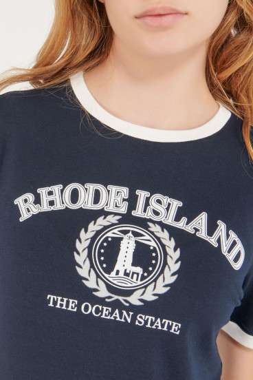 camiseta-cuello-redondo-manga-corta-con-puno-en-contraste-con-estampado