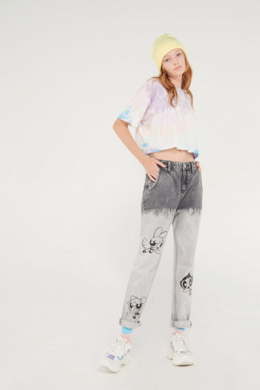 Camiseta chic manga corta tye dye.