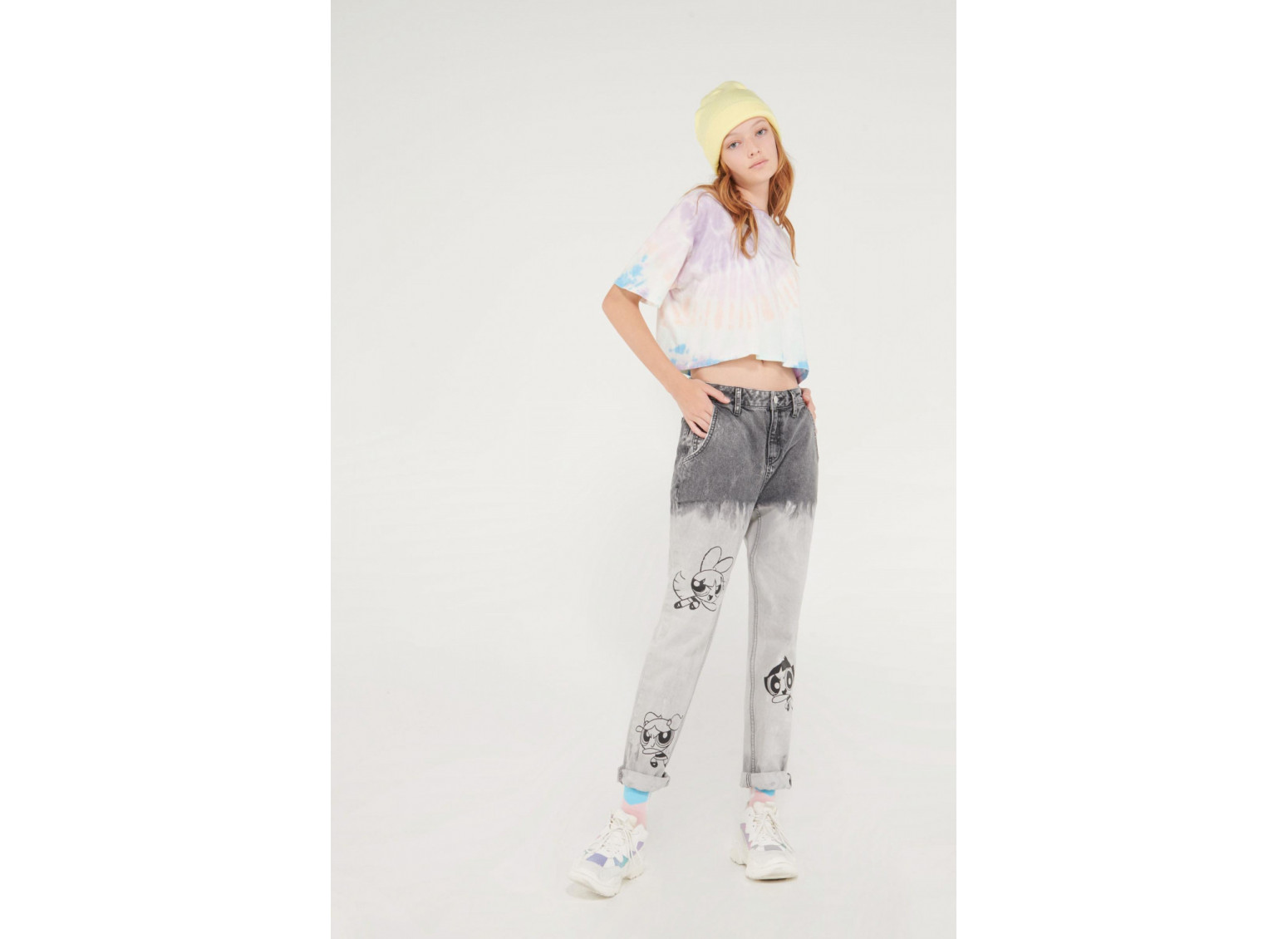 Camiseta chic manga corta tye dye.