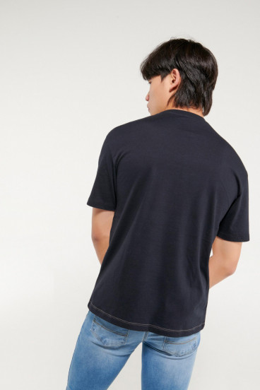 Camiseta manga corta estampado en frente