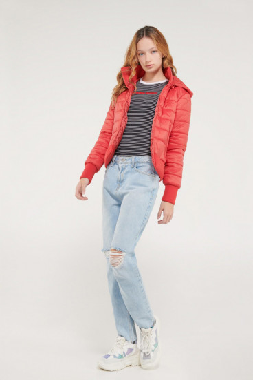 Chaqueta acolchada con capota