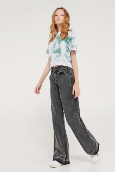 Camiseta manga corta y cuello redondo con estampado.