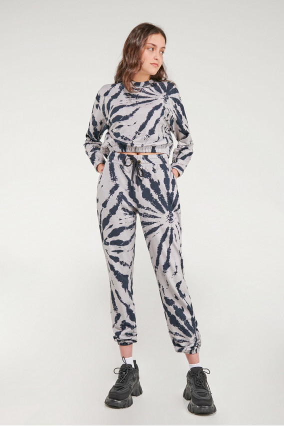 Buzo loungewear conjunto tye dye.