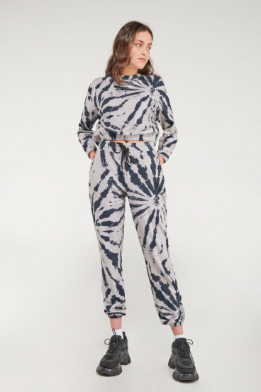 Buzo loungewear conjunto tye dye.