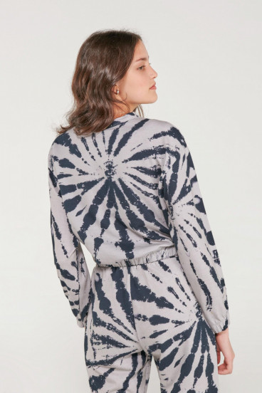 Buzo loungewear conjunto tye dye.