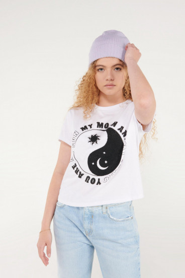 Camiseta manga corta con estampado