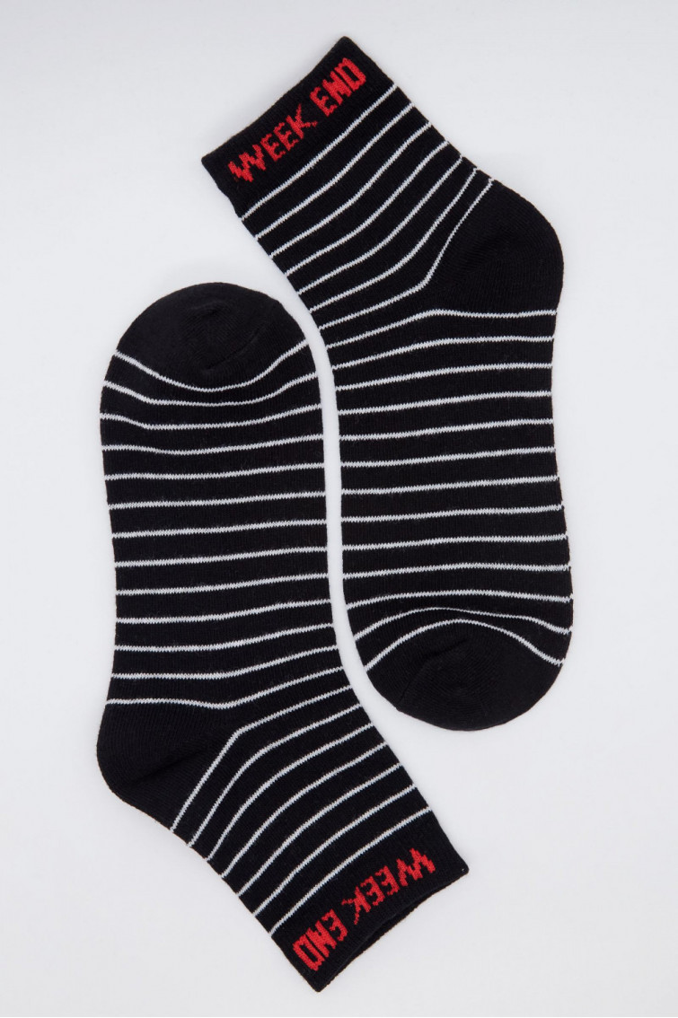 MEDIAS CORTAS A RAYAS