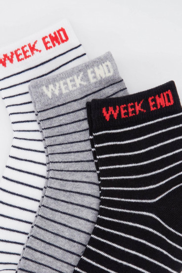 MEDIAS CORTAS A RAYAS