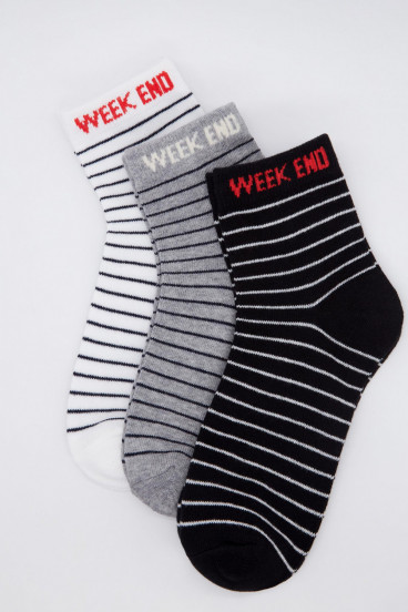 MEDIAS CORTAS A RAYAS