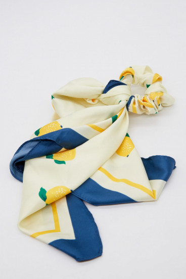 Moñas estampado frutas