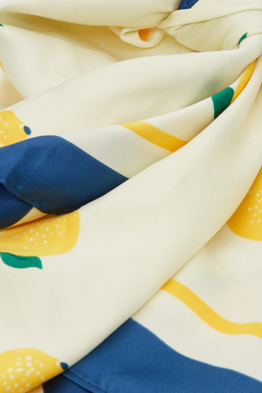 Moñas estampado frutas