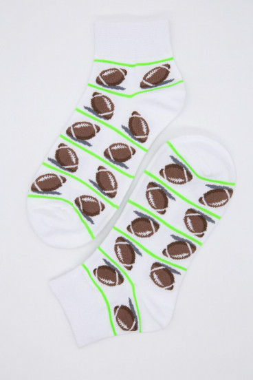 Medias cortas con motivo