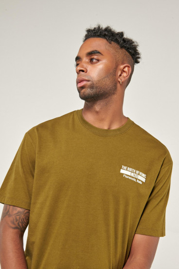 Camiseta manga corta estampado
