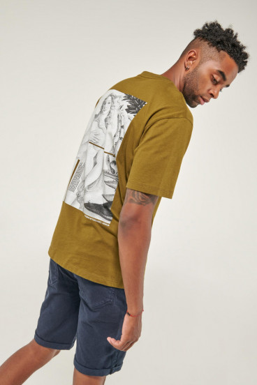 Camiseta manga corta estampado