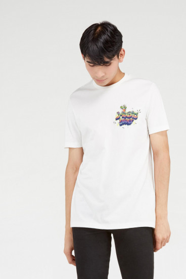 CAMISETA UNICOLOR ESTAMPADA