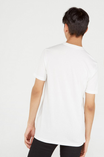 CAMISETA UNICOLOR ESTAMPADA