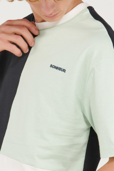 Camiseta manga corta estampada.