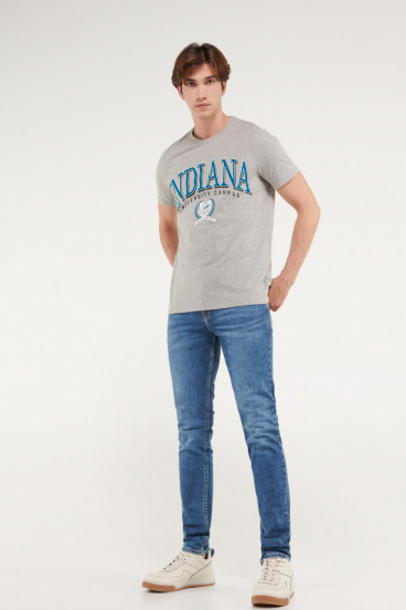 Camiseta manga corta estampada