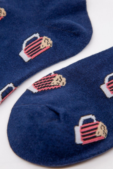 Medias cortas con motivo