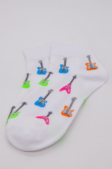 Medias cortas con motivo