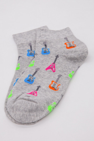 Medias cortas con motivo