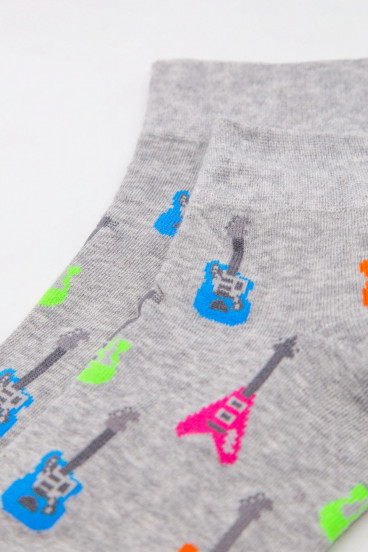 Medias cortas con motivo