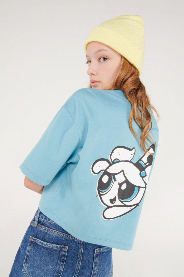 Camiseta manga corta, estampado de Chicas Super Poderosas