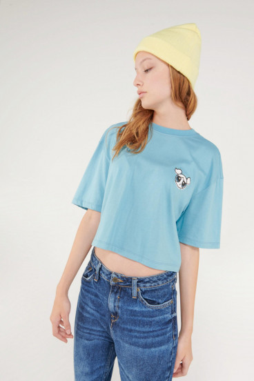 Camiseta manga corta, estampado de Chicas Super Poderosas