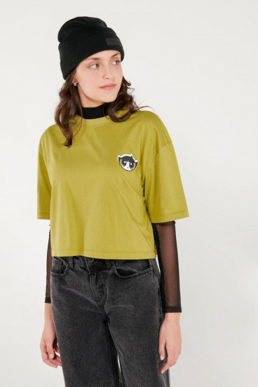 Camiseta manga corta, estampado de Chicas Super Poderosas