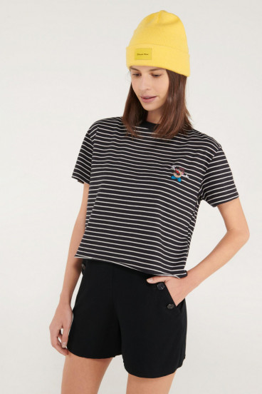 Camiseta manga corta a rayas licencia Hasbro,  Mr. Potato Head