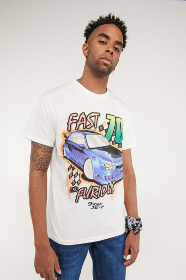 Camiseta manga corta de Rápidos y Furiosos.