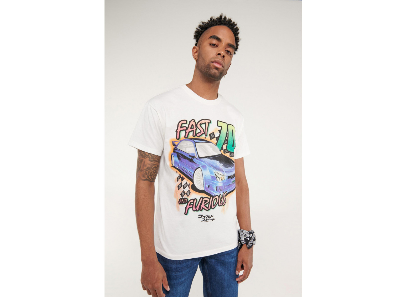 Camiseta manga corta de Rápidos y Furiosos.