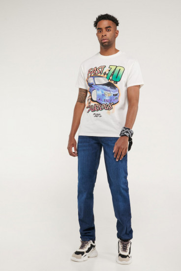 Camiseta manga corta de Rápidos y Furiosos.