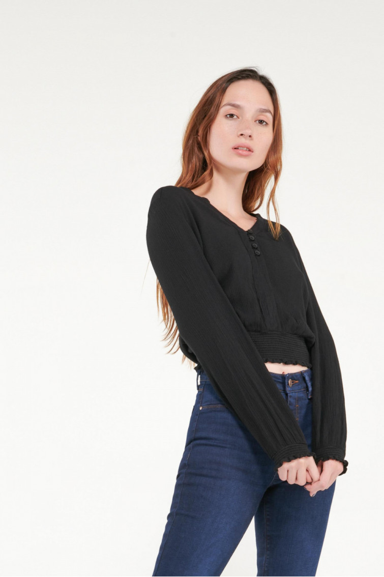 BLUSA MANGA LARGA