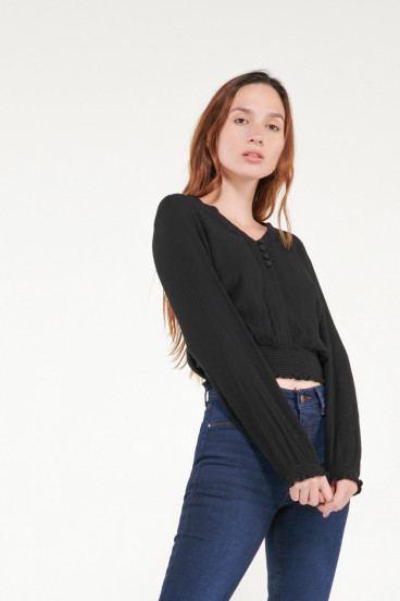 BLUSA MANGA LARGA