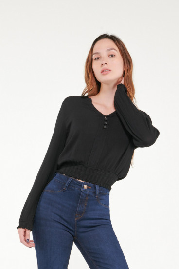 BLUSA MANGA LARGA