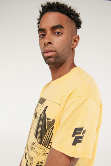 Camiseta manga corta estampado de Rápido y Furioso.