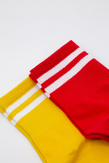 MEDIAS CORTAS A RAYAS