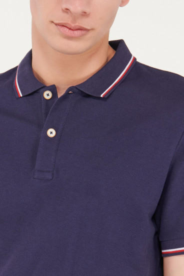 camisa-polo-basica-unicolor-con-cuello-y-punos-tejidos