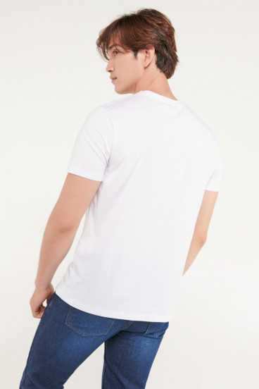 Camiseta manga corta estampado frente