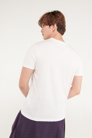 Camiseta manga corta estampado frente