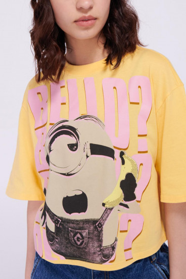 Camiseta cuello redondo de Minions.