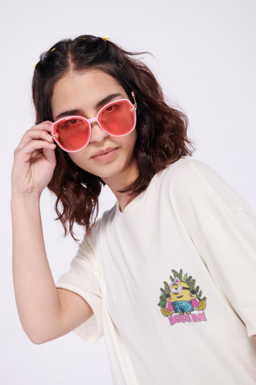 Camiseta cuello redondo de Minions.