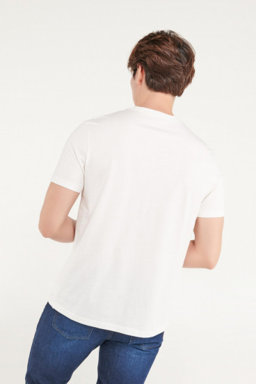 Camiseta manga corta estampado frente