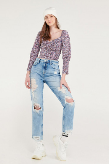 Blusa estampada