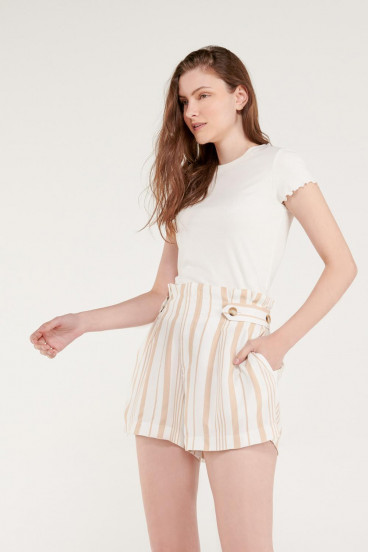 Short paperbag estampado