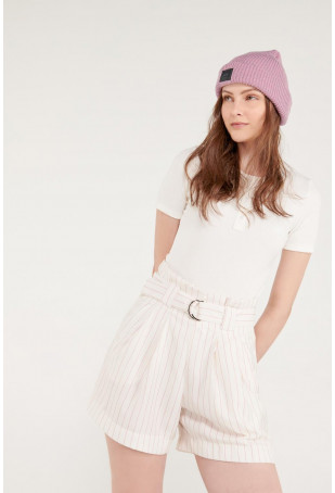 Short paperbag con cinturón